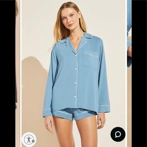 Gisele Long Sleeve & Shortie Short PJ Set